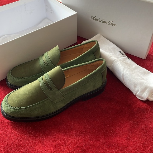 New Aimé Leon Dore suede loafers. - Picture 3 of 5